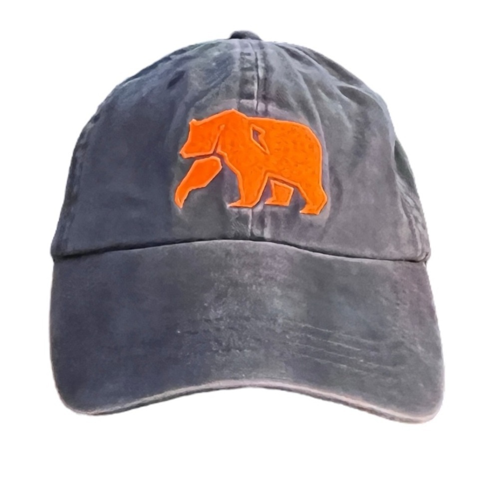 the Normal Brand Orange Bear blue cap